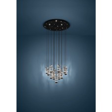 Eglo Pianopoli 2 Κρεμαστό Φωτιστικό LED Μαύρο 390277 Eglo Pianopoli 2 Κρεμαστό Φωτιστικό LED Μαύρο 390277