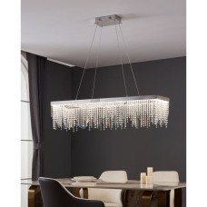Eglo Antelao Πολυέλαιος με Κρύσταλλα Διάφανος 39283 Eglo Antelao Πολυέλαιος με Κρύσταλλα Διάφανος 39283