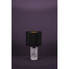 Eglo Sapuara Πορτατίφ με Μαύρο Καπέλο και Διάφανη Βάση 39979 Eglo Sapuara Πορτατίφ με Μαύρο Καπέλο και Διάφανη Βάση 39979