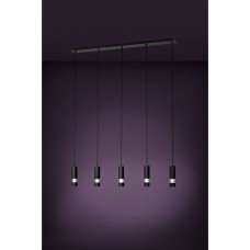 Eglo Bernabeta Μοντέρνο Κρεμαστό Φωτιστικό Πολύφωτο για 5 Λαμπτήρες GU10 σε Μαύρο Χρώμα 39706 Eglo Bernabeta Μοντέρνο Κρεμαστό Φωτιστικό Πολύφωτο για 5 Λαμπτήρες GU10 σε Μαύρο Χρώμα 39706