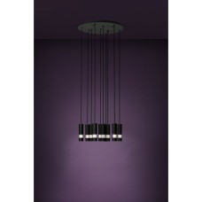 Eglo Bernabeta Μοντέρνο Κρεμαστό Φωτιστικό Πολύφωτο με Ντουί GU10 σε Μαύρο Χρώμα 39708 Eglo Bernabeta Μοντέρνο Κρεμαστό Φωτιστικό Πολύφωτο με Ντουί GU10 σε Μαύρο Χρώμα 39708