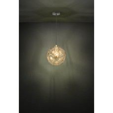 Eglo Skoura Μοντέρνο Κρεμαστό Φωτιστικό Μονόφωτο με Ντουί E27 σε Χρυσό Χρώμα 39754 Eglo Skoura Μοντέρνο Κρεμαστό Φωτιστικό Μονόφωτο με Ντουί E27 σε Χρυσό Χρώμα 39754