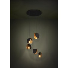 Eglo Serenara Μοντέρνο Κρεμαστό Φωτιστικό Πολύφωτο για 5 Λαμπτήρες E27 σε Μαύρο Χρώμα 390183 Eglo Serenara Μοντέρνο Κρεμαστό Φωτιστικό Πολύφωτο για 5 Λαμπτήρες E27 σε Μαύρο Χρώμα 390183