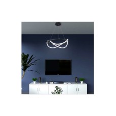 Atman Paris Μοντέρνο Κρεμαστό Φωτιστικό με Ενσωματωμένο LED σε Μαύρο Χρώμα LEG-2030-600-BL Atman Paris Μοντέρνο Κρεμαστό Φωτιστικό με Ενσωματωμένο LED σε Μαύρο Χρώμα LEG-2030-600-BL