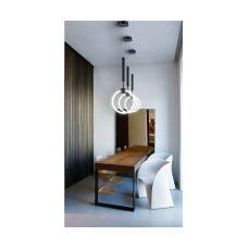 Atman Toulouse Μοντέρνο Κρεμαστό Φωτιστικό με Ενσωματωμένο LED σε Μαύρο Χρώμα LEG-2068Φ250-BL Atman Toulouse Μοντέρνο Κρεμαστό Φωτιστικό με Ενσωματωμένο LED σε Μαύρο Χρώμα LEG-2068Φ250-BL