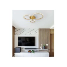 Atman Sevilla Μοντέρνα Μεταλλική Πλαφονιέρα Οροφής με Ενσωματωμένο LED σε Μπεζ χρώμα 45cm LEG-10500/3-WO Atman Sevilla Μοντέρνα Μεταλλική Πλαφονιέρα Οροφής με Ενσωματωμένο LED σε Μπεζ χρώμα 45cm LEG-10500/3-WO