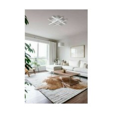 Atman Mallorca Μοντέρνα Μεταλλική Πλαφονιέρα Οροφής με Ενσωματωμένο LED σε Λευκό χρώμα 70cm LEG-10404 Atman Mallorca Μοντέρνα Μεταλλική Πλαφονιέρα Οροφής με Ενσωματωμένο LED σε Λευκό χρώμα 70cm LEG-10404