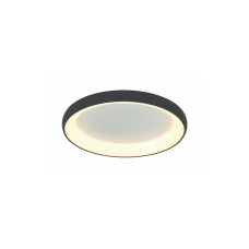 Zambelis Lights Μοντέρνα Μεταλλική Πλαφονιέρα Οροφής με Ενσωματωμένο LED σε Μαύρο χρώμα 40cm