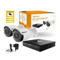 ΚΙΤ CCTV Με Δυο Κάμερες Bullet KIT-2BHVR2E GOLMAR CCTV ΚΙΤ CCTV Με Δυο Κάμερες Bullet KIT-2BHVR2E GOLMAR CCTV