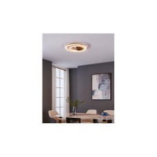 Eglo Ruotale Μοντέρνα Μεταλλική Πλαφονιέρα Οροφής με Ενσωματωμένο LED σε Μαύρο χρώμα 45cm Eglo Ruotale Μοντέρνα Μεταλλική Πλαφονιέρα Οροφής με Ενσωματωμένο LED σε Μαύρο χρώμα 45cm