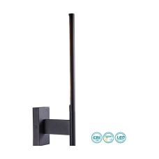 Viokef Nido Μοντέρνο Φωτιστικό Τοίχου με Ενσωματωμένο LED και Θερμό Λευκό Φως σε Μαύρο Χρώμα Πλάτους 14.5cm