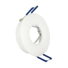 VK Lighting VK/03068/W Στρογγυλό Μεταλλικό Χωνευτό Σποτ με Ντουί GU10 σε Λευκό χρώμα 8.2x8.2cm VK Lighting VK/03068/W Στρογγυλό Μεταλλικό Χωνευτό Σποτ με Ντουί GU10 σε Λευκό χρώμα 8.2x8.2cm