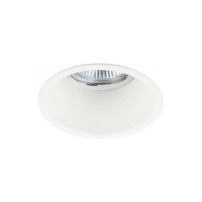 VK Lighting Στρογγυλό Πλαστικό Χωνευτό Σποτ με Ντουί GU10 σε Λευκό χρώμα 8.2x8.2cm VK Lighting Στρογγυλό Πλαστικό Χωνευτό Σποτ με Ντουί GU10 σε Λευκό χρώμα 8.2x8.2cm