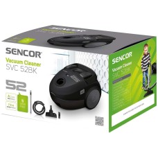 Sencor Ηλεκτρική Σκούπα με Σακούλα 1.5Lt SVC 52BK-EUE3 700W Μαύρη Sencor Ηλεκτρική Σκούπα με Σακούλα 1.5Lt SVC 52BK-EUE3 700W Μαύρη