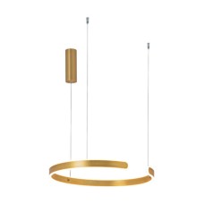 Zambelis Lights Κρεμαστό Φωτιστικό LED με Θερμό Λευκό Φως Χρυσό 80x80εκ.