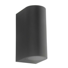 VK Lighting VK/01108/WA/B Επιτοίχιο Σποτ Εξωτερικού Χώρου GU10 σε Μαύρο Χρώμα