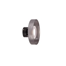 Επίτοιχο φωτιστικό από μαύρο μέταλλο και φιμέ γυαλί 12W 1320LM 3CCT D:20cm (43060-Black/smoky) Επίτοιχο φωτιστικό από μαύρο μέταλλο και φιμέ γυαλί 12W 1320LM 3CCT D:20cm (43060-Black/smoky)