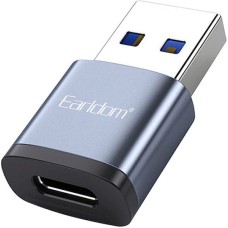 Earldom OT61 Μετατροπέας USB-A male σε USB-C female Γκρι Earldom OT61 Μετατροπέας USB-A male σε USB-C female Γκρι