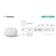 GEYER ΑΝΙΧΝΕΥΤΗΣ ΚΙΝΗΣΗ ΚΑΙ ΠΑΡΟΥΣΙΑΣ ΥΠΕΡΥΘΡΗΣ ΑΚΤΙΝΟΒΟΛΙΑΣ SIM-PBR GEYER ΑΝΙΧΝΕΥΤΗΣ ΚΙΝΗΣΗ ΚΑΙ ΠΑΡΟΥΣΙΑΣ ΥΠΕΡΥΘΡΗΣ ΑΚΤΙΝΟΒΟΛΙΑΣ SIM-PBR