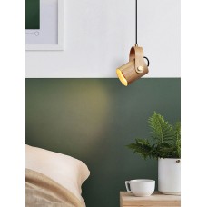 Φωτιστικό κρεμαστό Φυσικό ξύλο. GU10. Max. 12W. (LED). IP20 VK/03330/PE/NW 64174-015775 Φωτιστικό κρεμαστό Φυσικό ξύλο. GU10. Max. 12W. (LED). IP20 VK/03330/PE/NW 64174-015775