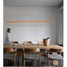 Φωτιστικό LED κρεμαστό Φυσικό ξύλο. 3000K. 27W. 3650lm. 180cm. CRI>80. IP20 VK/04582/PE/NW/W/180 Φωτιστικό LED κρεμαστό Φυσικό ξύλο. 3000K. 27W. 3650lm. 180cm. CRI>80. IP20 VK/04582/PE/NW/W/180