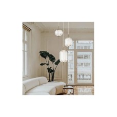 Κρεμαστό Φωτιστικό Οροφής LED 20W 3000K Χρυσό-Διάφανο Ακρυλικό Pellucid 4297700 Viokef 4297700 Διάφανο