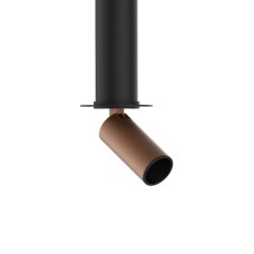 Χωνευτό κινητό σποτ led. 3000K. 610lm. 6W. CRI>90 IP20 Titanium bronze + Black VK/04612/ΤΒ-B/W 64174-008776 Χωνευτό κινητό σποτ led. 3000K. 610lm. 6W. CRI>90 IP20 Titanium bronze + Black VK/04612/ΤΒ-B/W 64174-008776