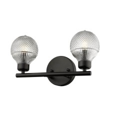 VK Απλίκα τοίχου διπλή γυάλινη-μεταλλική (VK/03069/2/WA/BR), 240V, 2xG9, Max 2x8W (LED), IP20, 36x16.5x9cm, καφέ μέταλλο, γυαλί 64171-056697 VK Απλίκα τοίχου διπλή γυάλινη-μεταλλική (VK/03069/2/WA/BR), 240V, 2xG9, Max 2x8W (LED), IP20, 36x16.5x9cm, καφέ μέταλλο, γυαλί 64171-056697