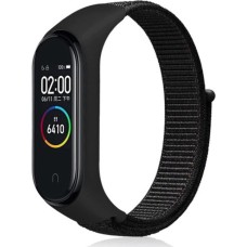 Λουράκι Woven texture Xiaomi Mi Band 3 / 4 (Black) - OEM Λουράκι Woven texture Xiaomi Mi Band 3 / 4 (Black) - OEM
