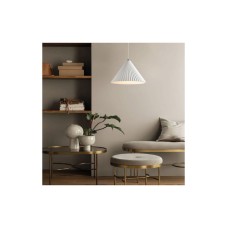 Inlight Κρεμαστό φωτιστικό λευκό από γύψο 1XE27 D:30cm 4065-White Inlight Κρεμαστό φωτιστικό λευκό από γύψο 1XE27 D:30cm 4065-White