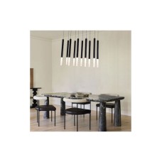 Φωτιστικό Οροφής 4066-10-Black Led 75x200cm 4000Lm 3000K 10x5W Black Inlight