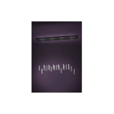 Eglo Sardenara Κρεμαστό Φωτιστικό LED με Θερμό Λευκό Φως Ράγα Μαύρο 117x20x110εκ. 390211 Eglo Sardenara Κρεμαστό Φωτιστικό LED με Θερμό Λευκό Φως Ράγα Μαύρο 117x20x110εκ. 390211