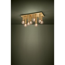 Eglo Marzeno 39959 Μοντέρνα Μεταλλική Πλαφονιέρα Οροφής με Ντουί E27 σε Χρυσό χρώμα 61cm Eglo Marzeno 39959 Μοντέρνα Μεταλλική Πλαφονιέρα Οροφής με Ντουί E27 σε Χρυσό χρώμα 61cm