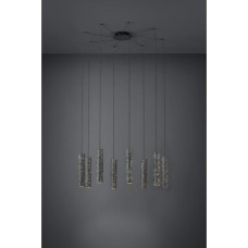 Eglo Mentalona 39824 Κρεμαστό Φωτιστικό για 8 Λαμπτήρες GU10 Γκρι Eglo Mentalona 39824 Κρεμαστό Φωτιστικό για 8 Λαμπτήρες GU10 Γκρι