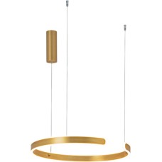 Zambelis 2010 Lights Ρυθμιζόμενο Κρεμαστό Φωτιστικό Χρυσό LED με Θερμό Λευκό Φως 60x60εκ.