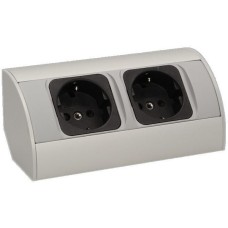 Orno - Πρίζα με 2 Σούκο γωνιακή OR-AE-1303/G Orno - Πρίζα με 2 Σούκο γωνιακή OR-AE-1303/G