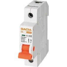 Gacia Μονοπολικός ΓΕΝΙΚΟΣ Διακόπτης Ράγας 230V 40A 500-42100 Gacia Μονοπολικός ΓΕΝΙΚΟΣ Διακόπτης Ράγας 230V 40A 500-42100