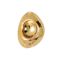 Φωτιστικό Τοίχου 22047 ZAMBELIS 12,5x20x27,5cm 1xE14 40W Black-Gold ΓΥΑΛΙ Φωτιστικό Τοίχου 22047 ZAMBELIS 12,5x20x27,5cm 1xE14 40W Black-Gold ΓΥΑΛΙ