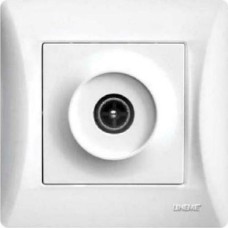 Lineme Πρίζα Κεραίας Τηλεόρασης Τερματική σε Λευκό χρώμα 50-00116-1 Lineme Πρίζα Κεραίας Τηλεόρασης Τερματική σε Λευκό χρώμα 50-00116-1