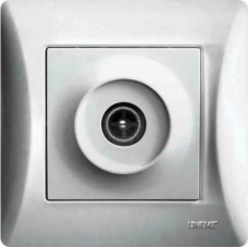 Lineme Πρίζα Κεραίας Τηλεόρασης Τερματική σε Ασημί χρώμα 50-00116-5 Lineme Πρίζα Κεραίας Τηλεόρασης Τερματική σε Ασημί χρώμα 50-00116-5