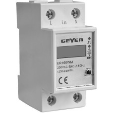 GEYER ΜΕΤΡΗΤΗΣ ΕΝΕΡΓΕΙΑΣ ΜΟΝΟΦΑΣΙΚΟΣ 60Α WI-FI 60A ER160WM GEYER ΜΕΤΡΗΤΗΣ ΕΝΕΡΓΕΙΑΣ ΜΟΝΟΦΑΣΙΚΟΣ 60Α WI-FI 60A ER160WM