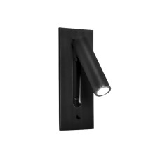 Απλίκα τοίχου led 100-265V 3W 3000K 110lm 30° CRI>80 IP20 μαύρη VK/04154/WA/B/W 64171-062126 Απλίκα τοίχου led 100-265V 3W 3000K 110lm 30° CRI>80 IP20 μαύρη VK/04154/WA/B/W 64171-062126