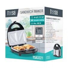TEESA 3 IN 1 SANDWICH,GRILL,WAFFLE