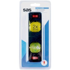 ΜΑΥΡΟΣ ΑΝΤΑΠΤΟΡΑΣ 2 X ΣΟΥΚΟ + 2 X ΔΙΑΚΟΠΤΕΣ