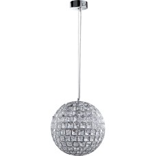 ΦΩΤΙΣΤΙΚΟ ΟΡΟΦΗΣ ΚΡΕΜΑΣΤΟ ΧΡΩΜΙΟ 1XE27 D280 ΚΡΥΣΤΑΛΛO