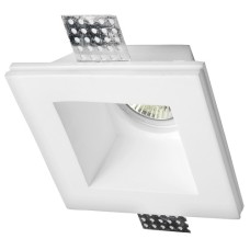 Χωνευτό γύψινο φωτιστικό τετράγωνο βαθύ GU10 VK/09001 Χωνευτό γύψινο φωτιστικό τετράγωνο βαθύ GU10 VK/09001