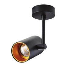 Σποτ αλουμινίου οροφής GU10 35W μαύρο-χρυσό VK/03094CE/BGD Σποτ αλουμινίου οροφής GU10 35W μαύρο-χρυσό VK/03094CE/BGD