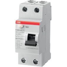 ΡΕΛΕ ΔΙΑΡΡΟΗΣ ΑΒΒ AC 2x40A 30mA Fh202 Ac-40/0,03