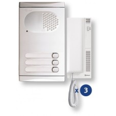 GOLMAR 4130/AL KIT Θυροτηλέφωνο για 3 Διαμερίσματα με 4+n καλώδια GOLMAR 4130/AL KIT Θυροτηλέφωνο για 3 Διαμερίσματα με 4+n καλώδια