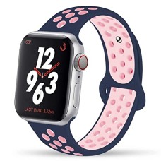 Silicone Λουράκι Apple Watch Series 1/Series 2/Series 3/Nike + 42mm (BLUE-PINK) OEM Silicone Λουράκι Apple Watch Series 1/Series 2/Series 3/Nike + 42mm (BLUE-PINK) OEM